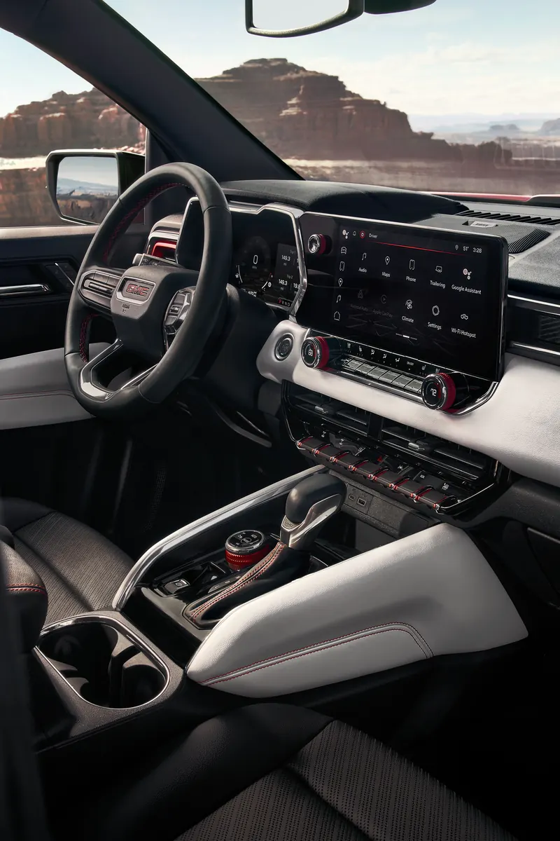 2026 GMC Canyon infotainment system at Alfred Matthews GMC in Modesto CA