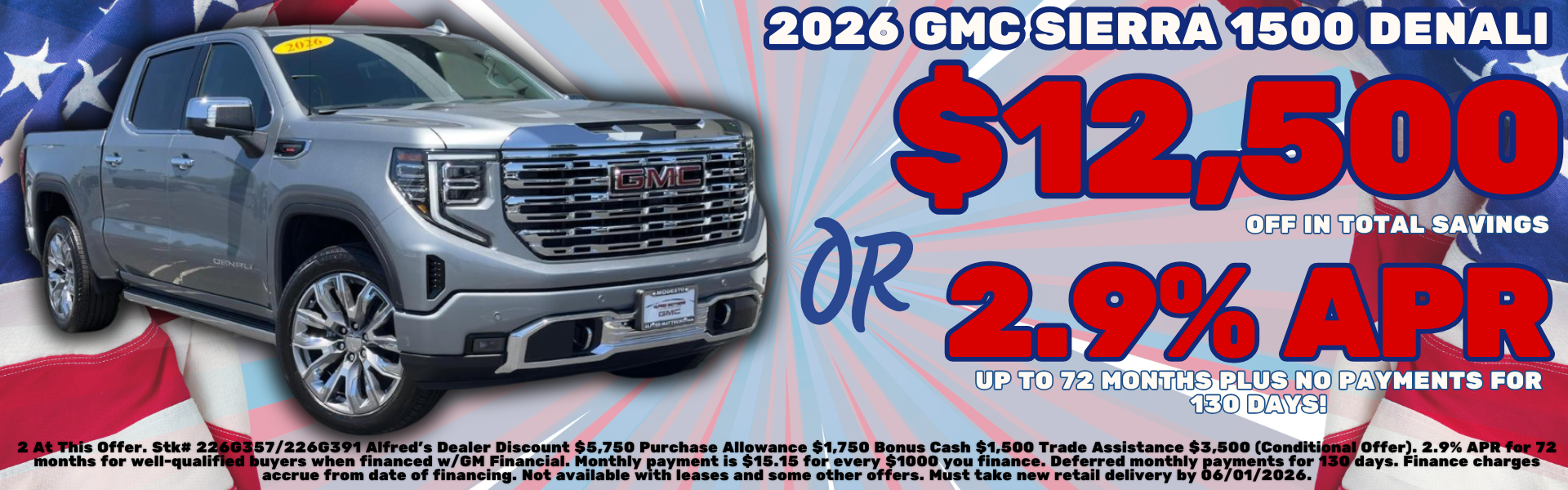Sierra Denali Offer