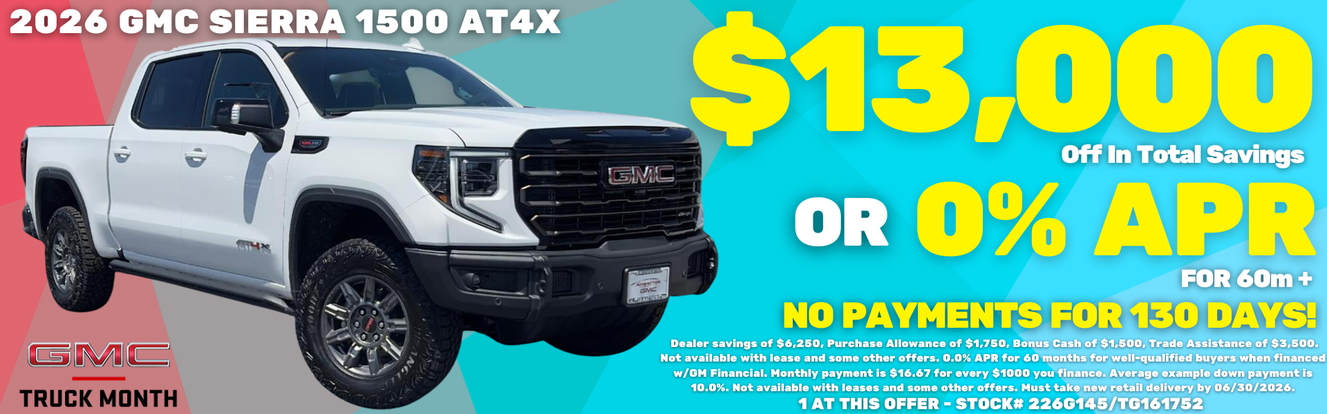 2026 Sierra 1500 AT4X