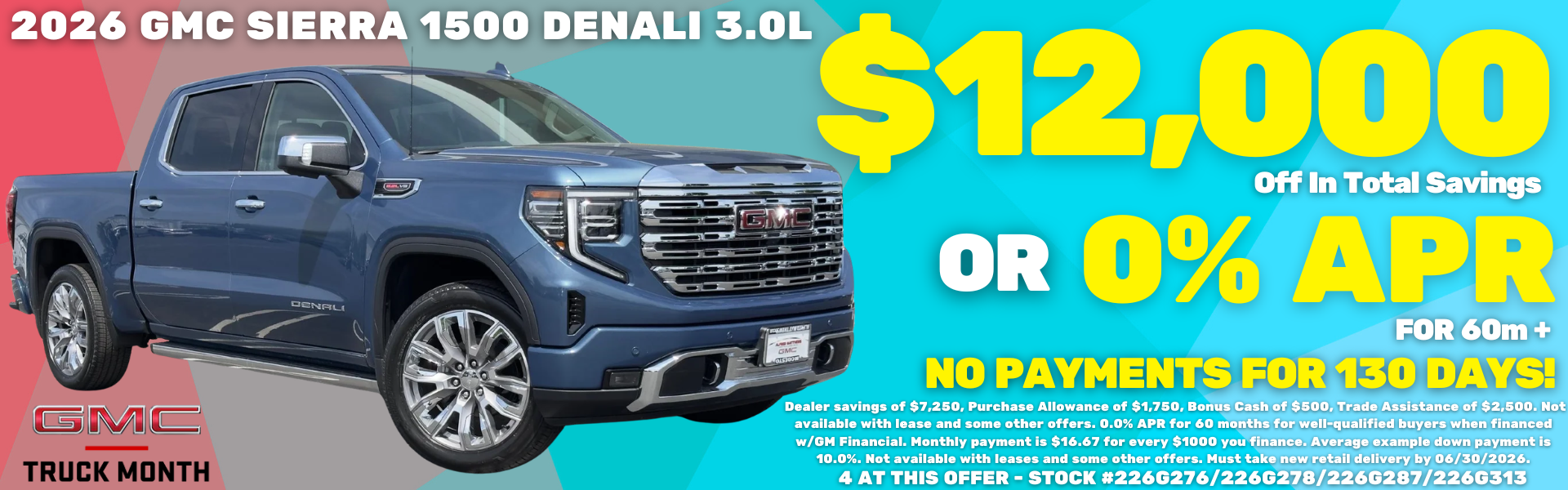 Sierra Denali Offer