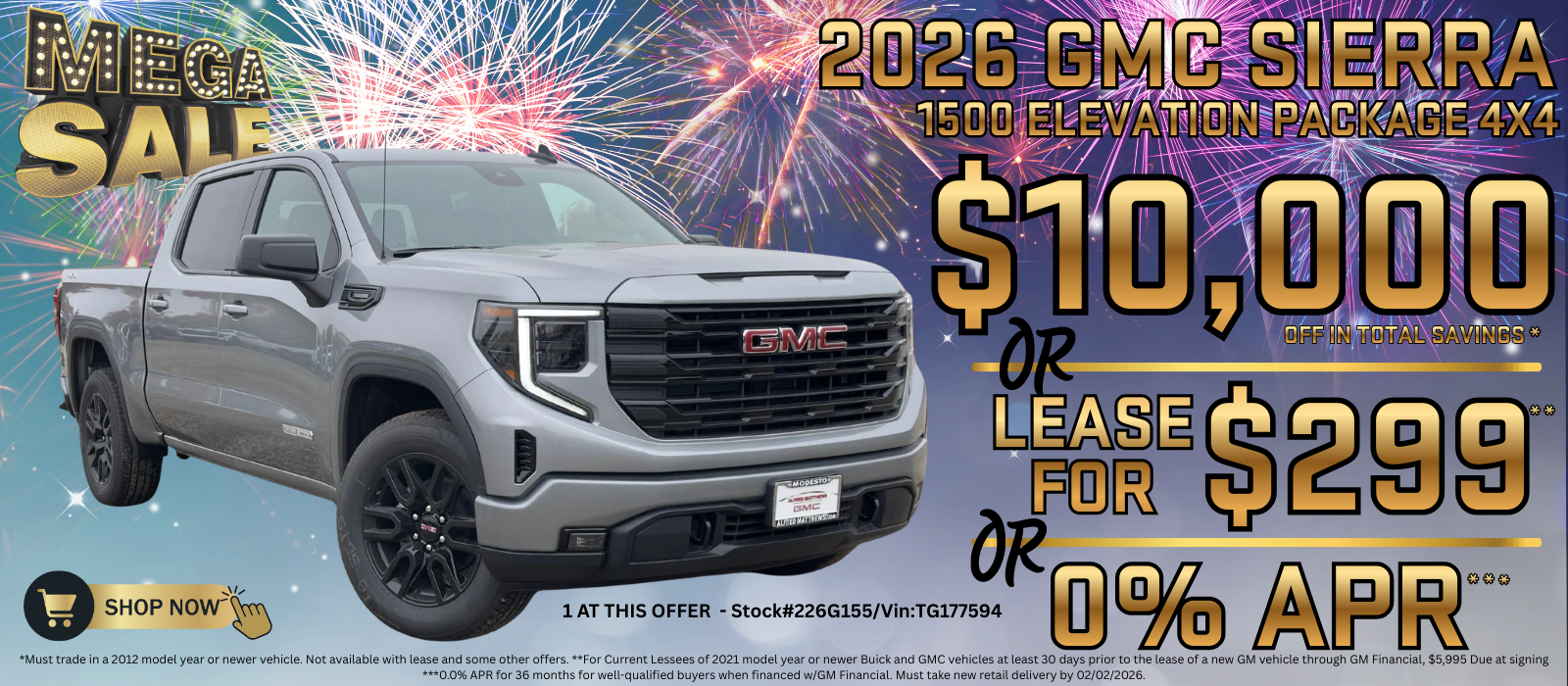 2026 GMC SIERRA PRO OFFER