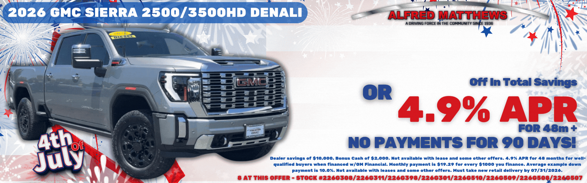 2026 GMC SIERRA 2500HD Denali