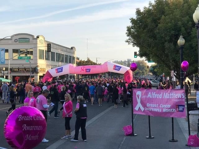 American Cancer Society, Making Strides Against Breast Cancer walk photo
