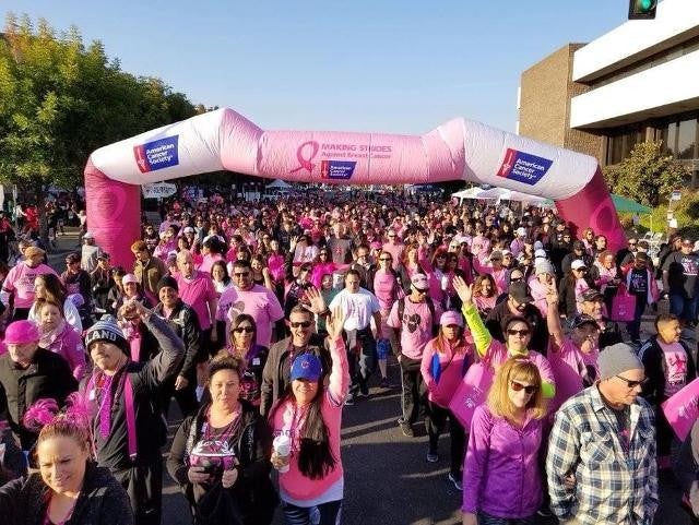 American Cancer Society, Making Strides Against Breast Cancer walk photo
