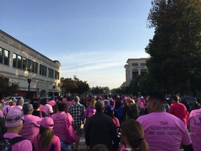 American Cancer Society, Making Strides Against Breast Cancer walk photo